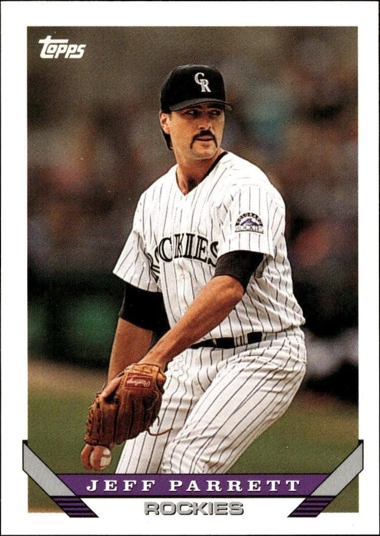 Jeff Parrett 1993 Topps Traded Jeff Parrett #46T baseball trading card front