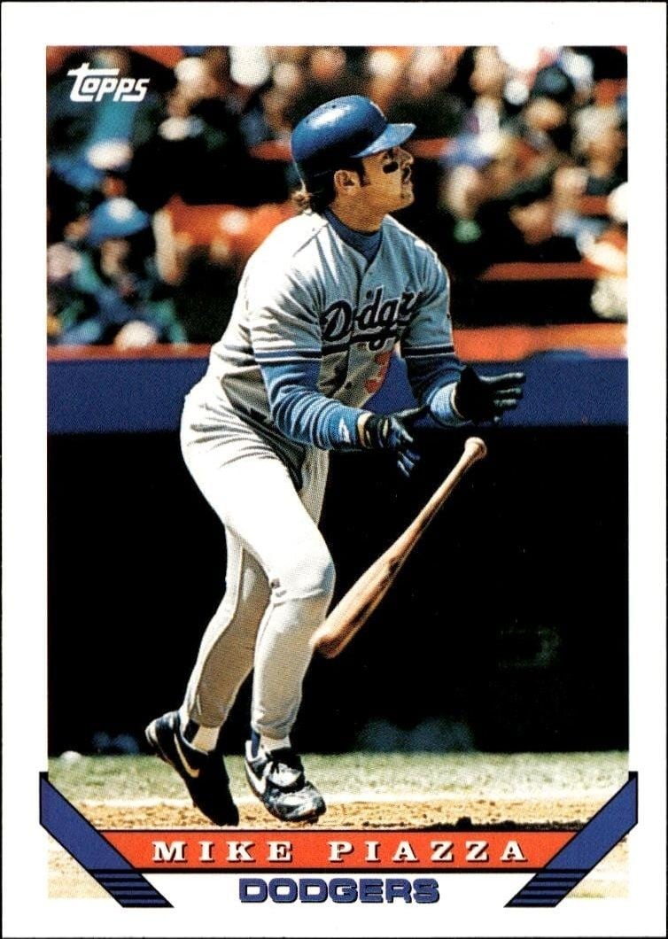 Mike Piazza 1993 Topps Traded Mike Piazza #24T baseball trading card front