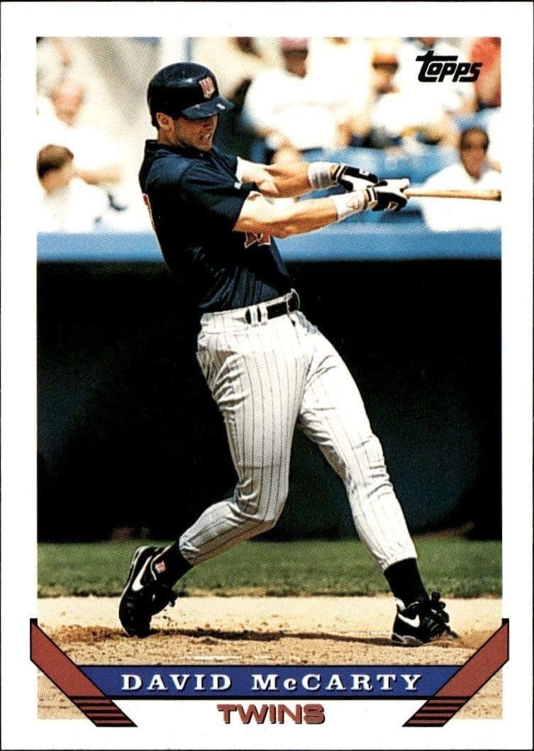 1993 Topps Traded David McCarty #17T trading card