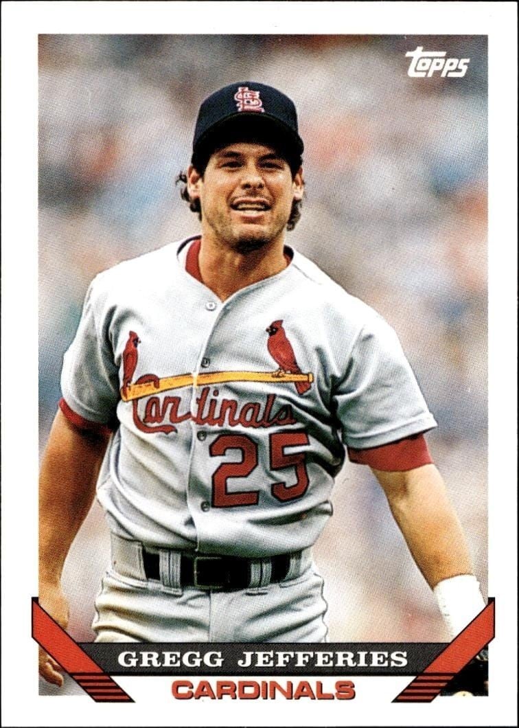 Gregg Jefferies 1993 Topps Traded Gregg Jefferies #122T baseball trading card front