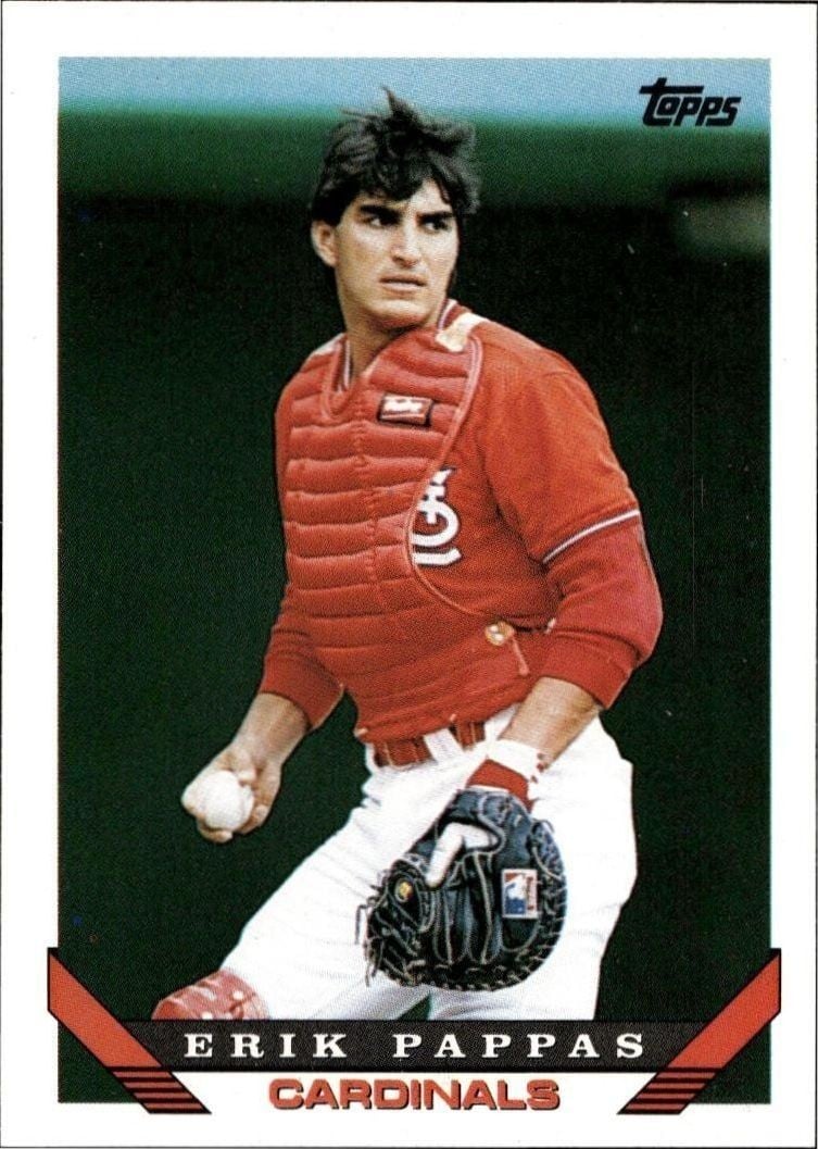 Erik Pappas 1993 Topps Traded Erik Pappas #5T baseball trading card front