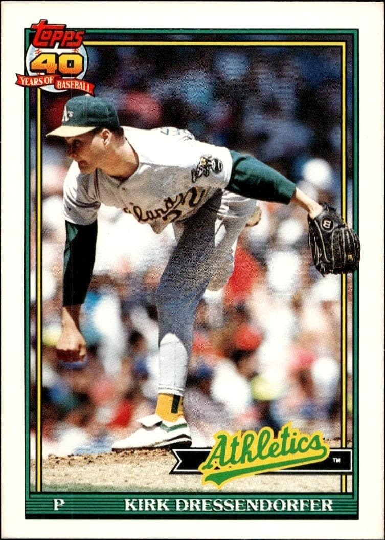1991 Topps Traded Kirk Dressendorfer #35T trading card