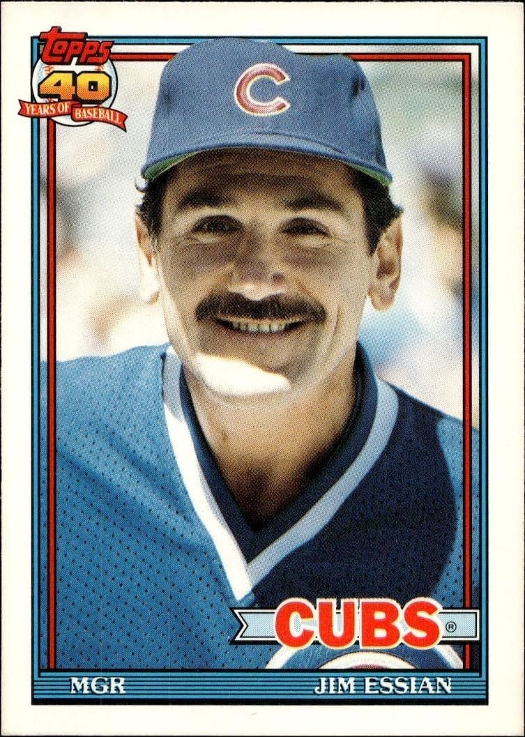 1991 Topps Traded Jim Essian #36T trading card