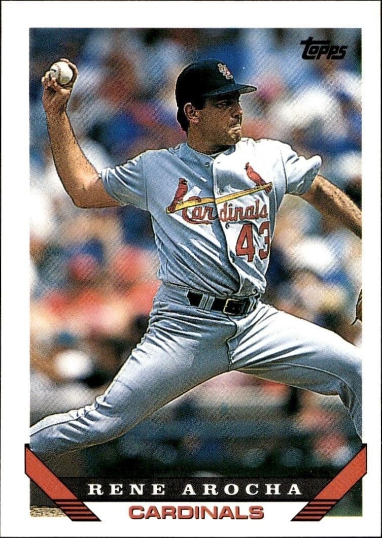 Rene Arocha 1993 Topps Traded Rene Arocha #77T baseball trading card front