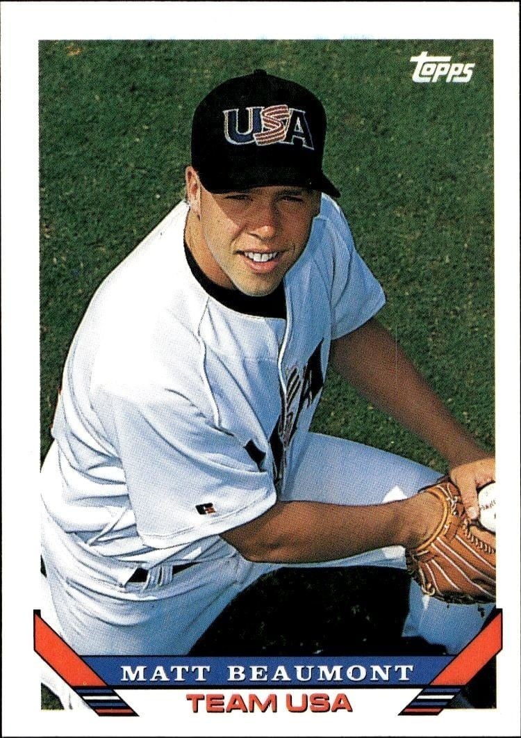 Matt Beaumont 1993 Topps Traded Matt Beaumont #30T baseball trading card front