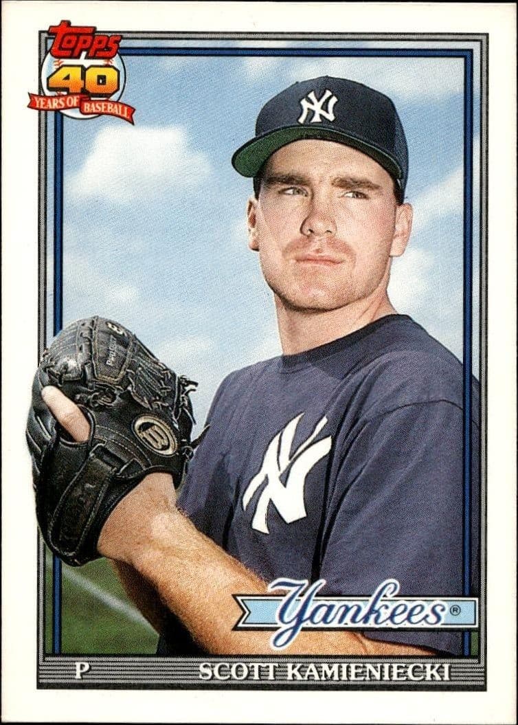 1991 Topps Traded Scott Kamieniecki #66T trading card