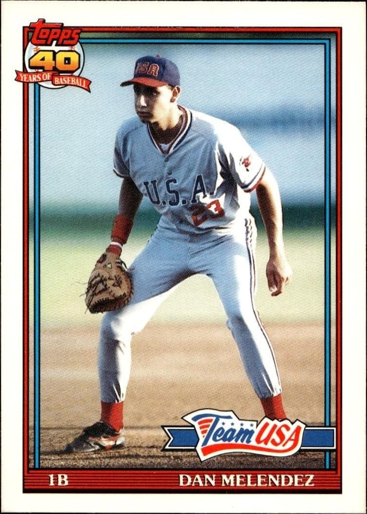 Dan Melendez 1991 Topps Traded Dan Melendez #80T baseball trading card front