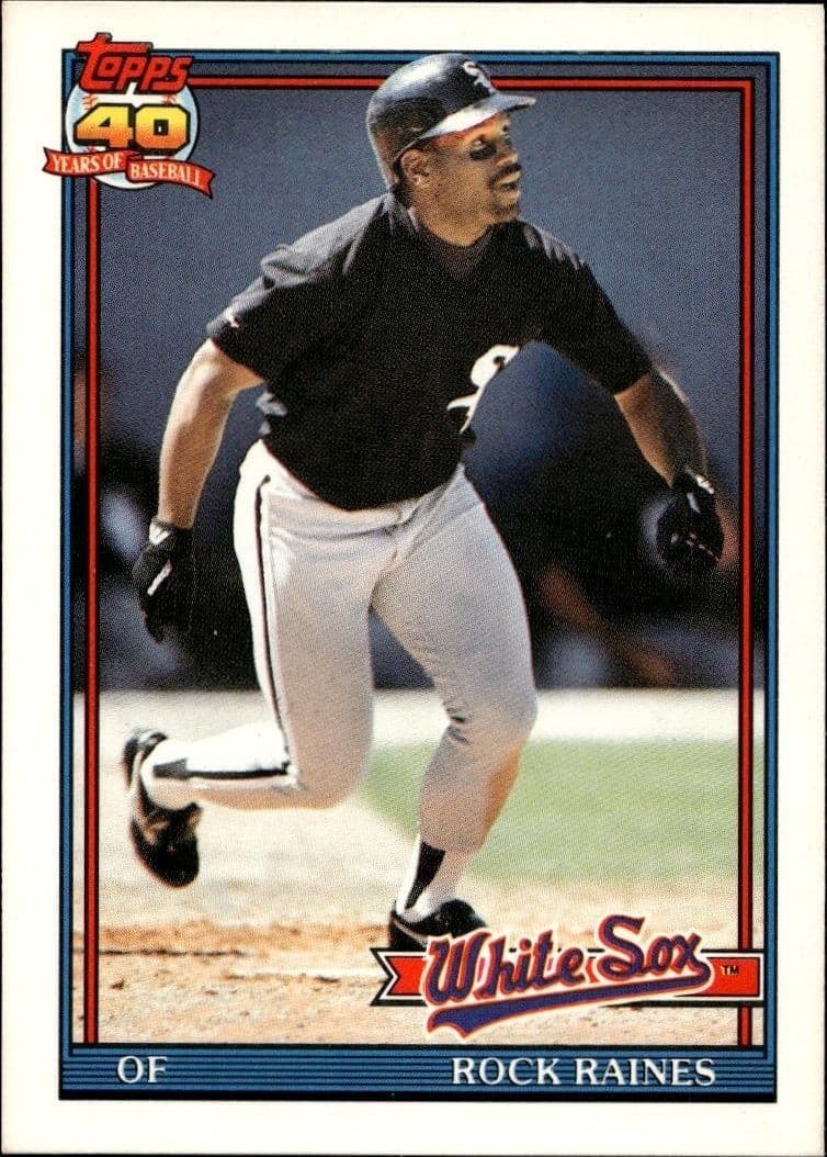 1991 Topps Traded Tim Raines #94T trading card