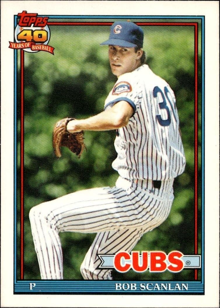 Bob Scanlan 1991 Topps Traded Bob Scanlan #105T baseball trading card front