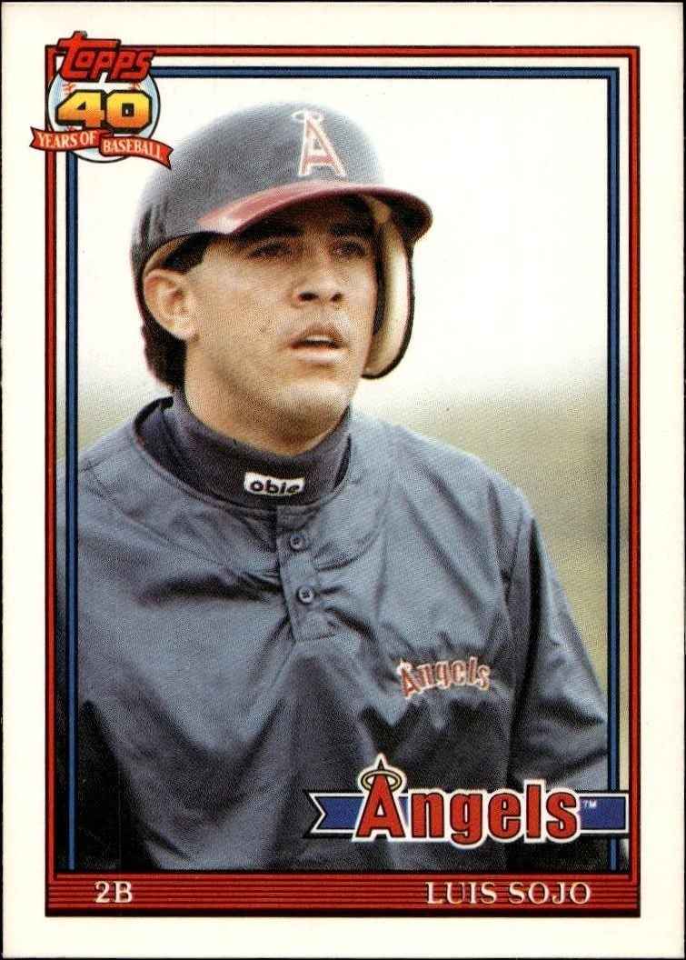 1991 Topps Traded Luis Sojo #112T trading card