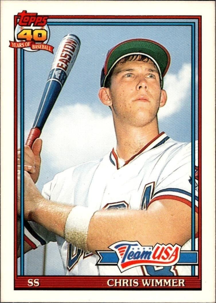 1991 Topps Traded Chris Wimmer #130T trading card