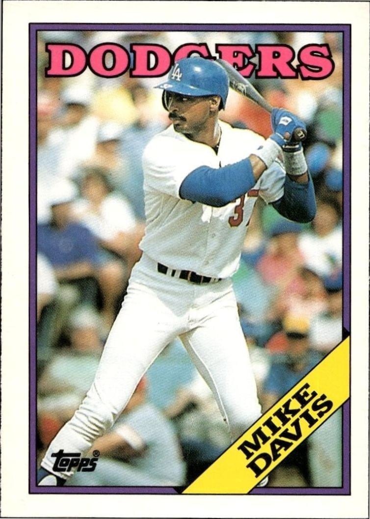 Mike Davis 1988 Topps Traded Mike Davis #33T baseball trading card front