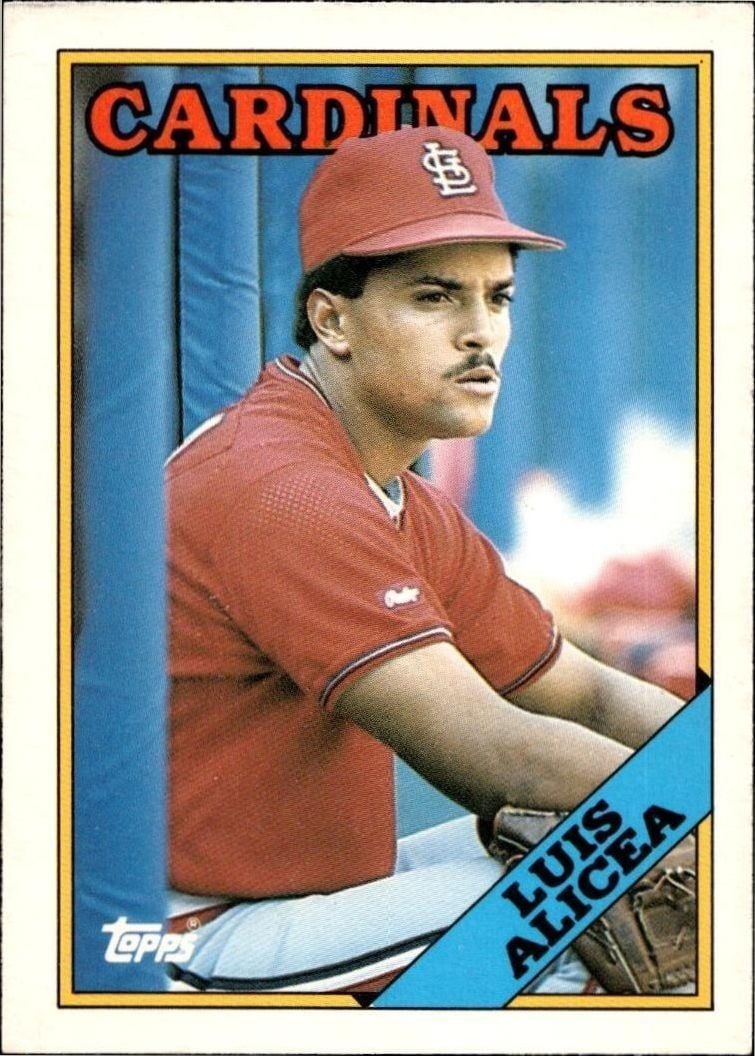 Luis Alicea 1988 Topps Traded Luis Alicea #3T baseball trading card front