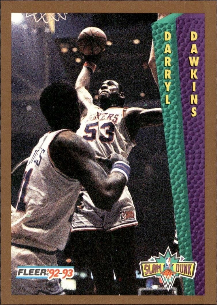1992-93 Fleer Darryl Dawkins #285 trading card