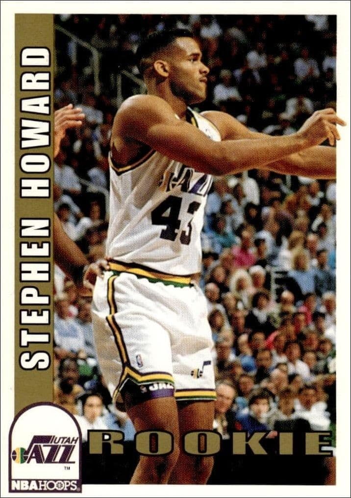 1992-93 Skybox NBA Hoops Series 2 Stephen Howard #473 trading card