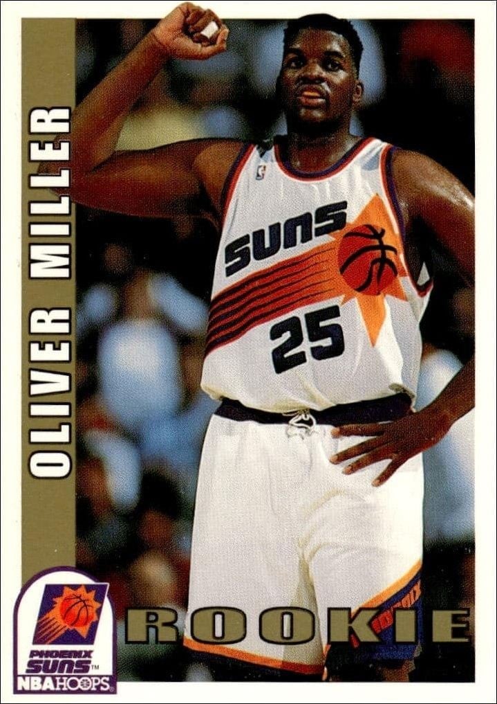 Oliver Miller 1992-93 Skybox Nba Hoops Series 2 Oliver Miller #453 basketball trading card front