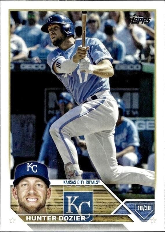 2023 Topps Series 2 Hunter Dozier #637 trading card