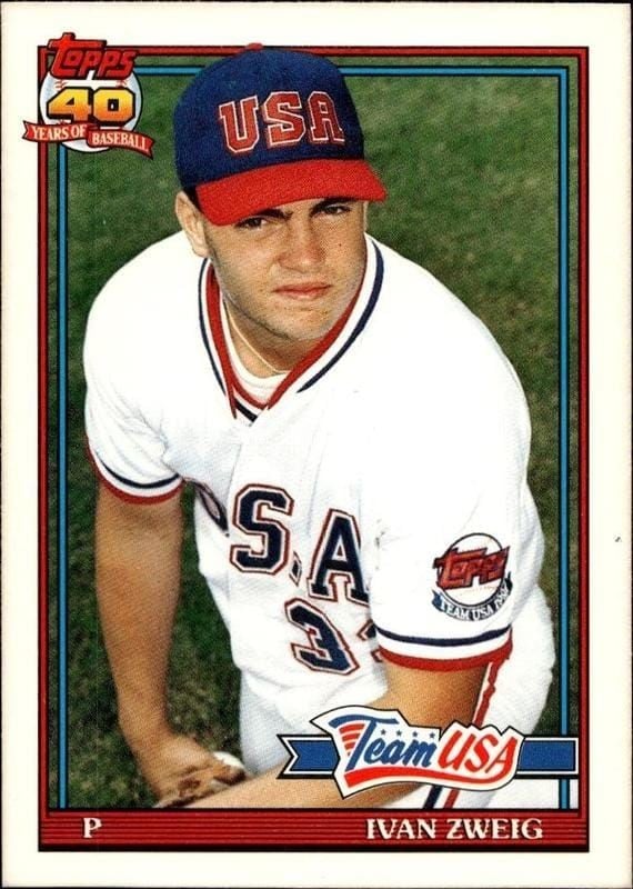 Ivan Zweig 1991 Topps Traded Ivan Zweig #131T baseball trading card front
