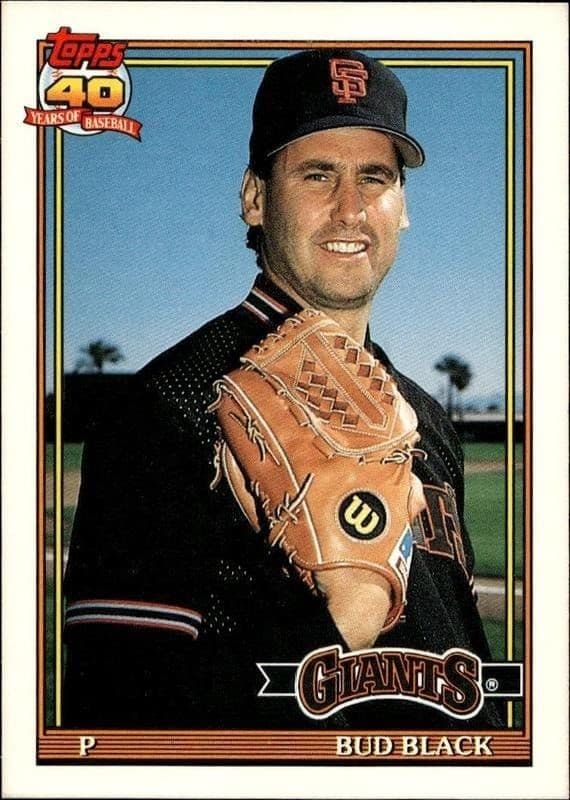 1991 Topps Traded Bud Black #11T trading card
