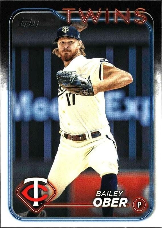 Bailey Ober 2024 Topps Bailey Ober #121 baseball trading card front