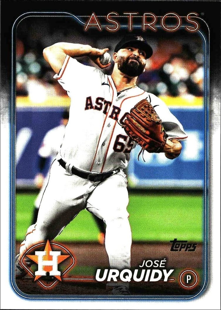 Jose Urquidy 2024 Topps Series 2 Jose Urquidy #552 baseball trading card front