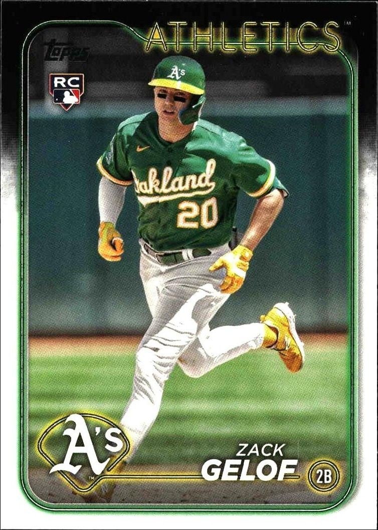 Zack Gelof 2024 Topps Zack Gelof #166 baseball trading card front
