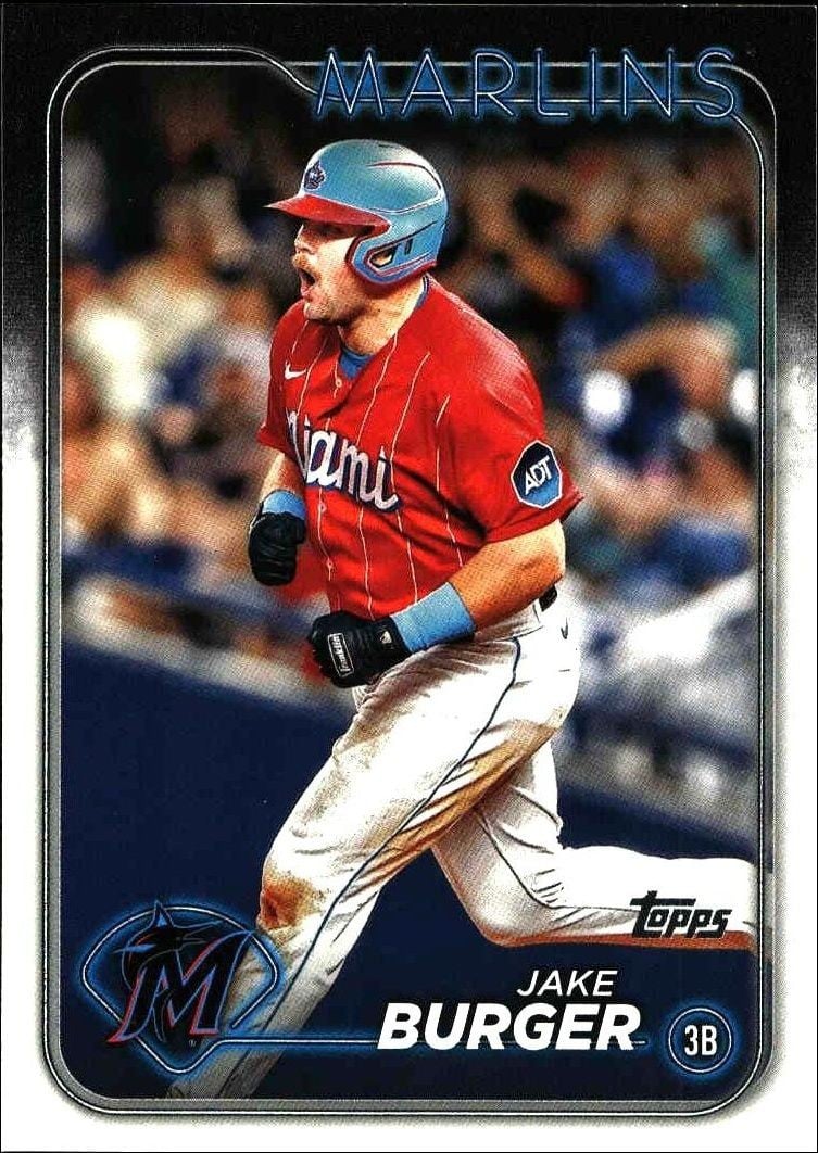 2024 Topps Series 1 Jake Burger #125 trading card