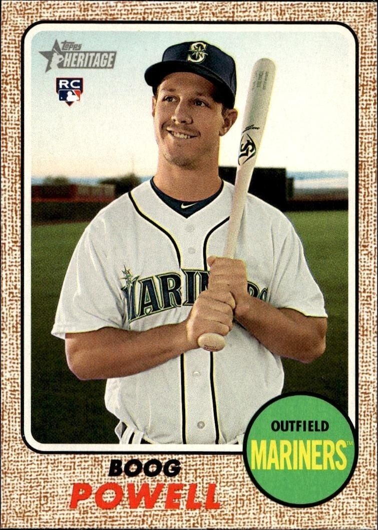 Boog Powell 2017 Topps Heritage Boog Powell #610 baseball trading card front