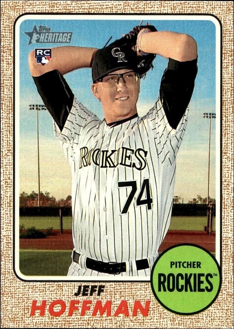 Jeff Hoffman 2017 Topps Heritage Jeff Hoffman #651 baseball trading card front