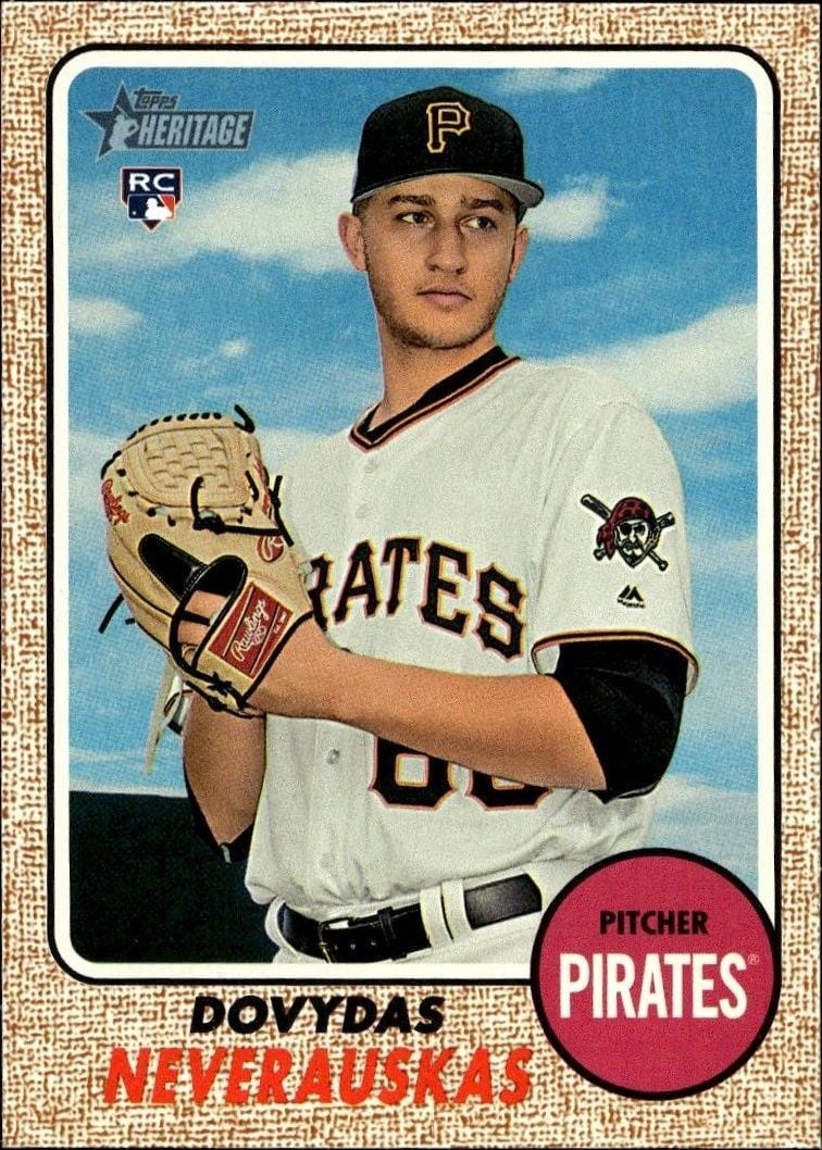 2017 Topps Heritage Dovydas Neverauskas #603 trading card