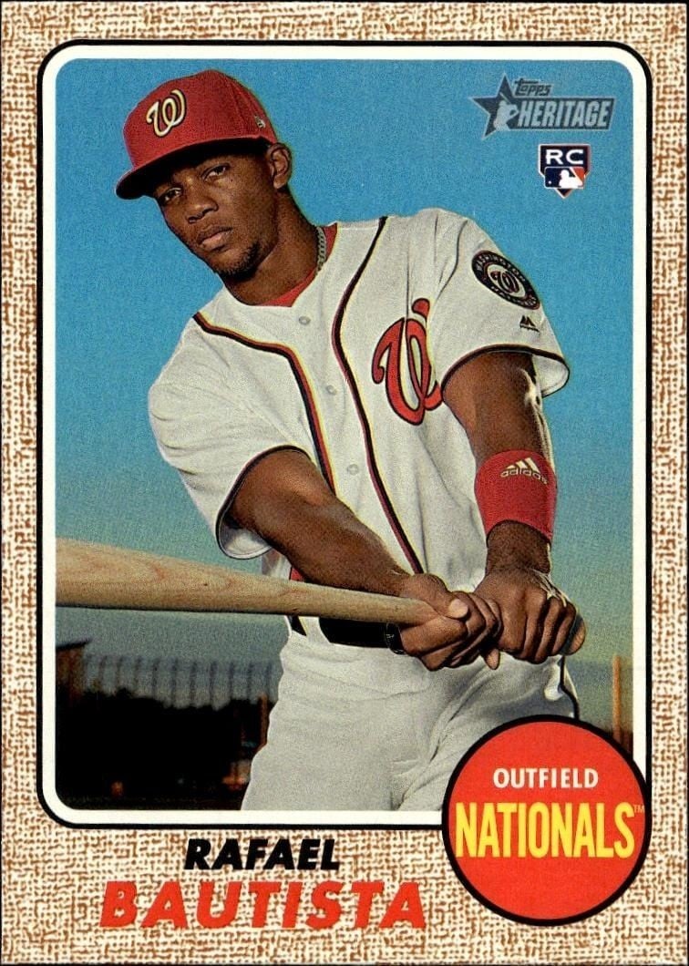 2017 Topps Heritage Rafael Bautista #583 trading card