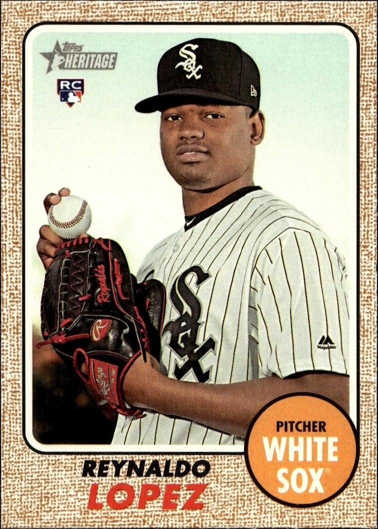 2017 Topps Heritage Reynaldo Lopez #529 trading card