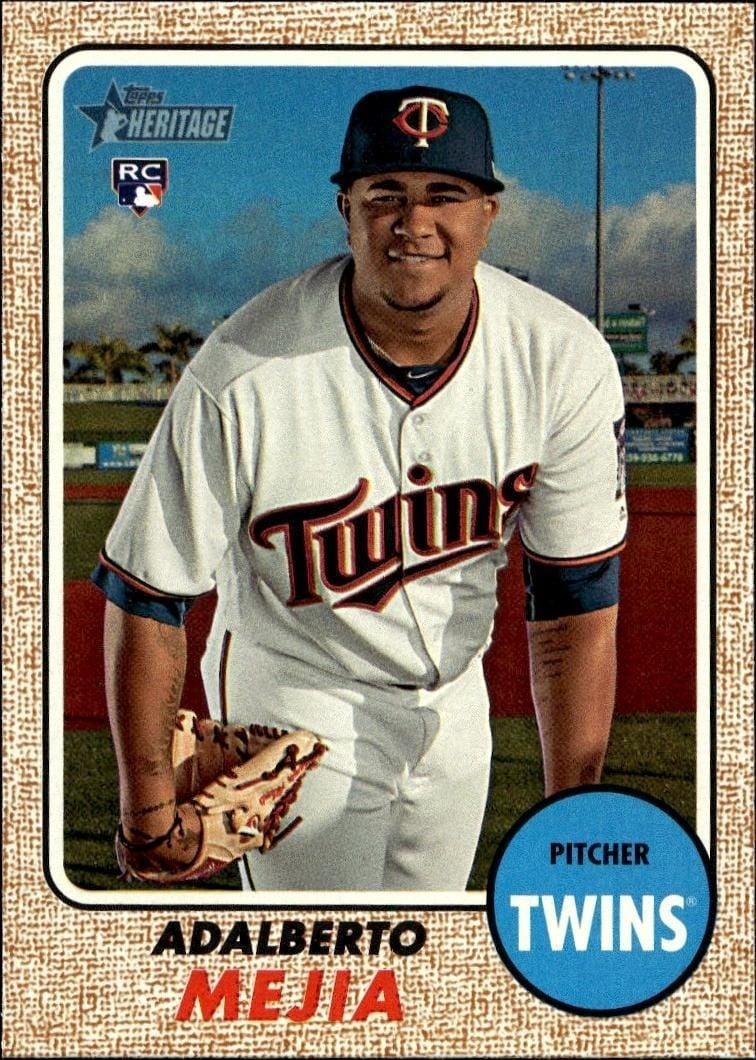 2017 Topps Heritage Adalberto Mejia #550 trading card