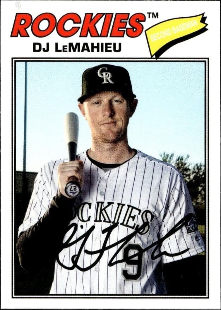 2018 Topps Archives DJ LeMahieu #129 trading card