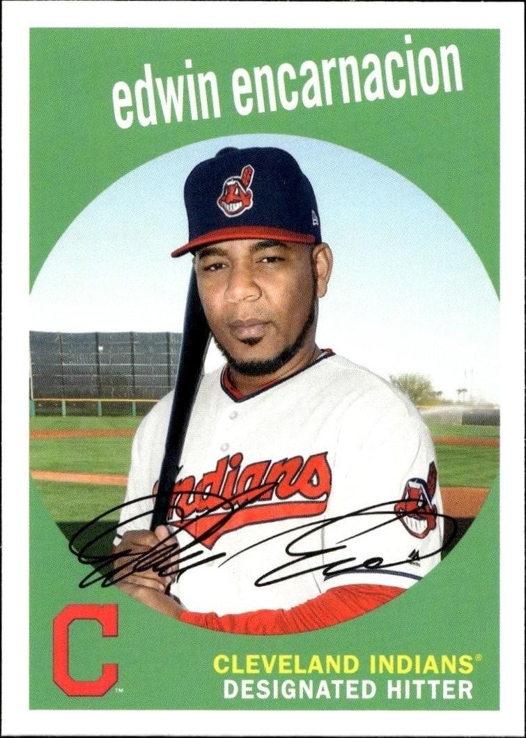Edwin Encarnacion 2018 Topps Archives Edwin Encarnacion #53 baseball trading card front