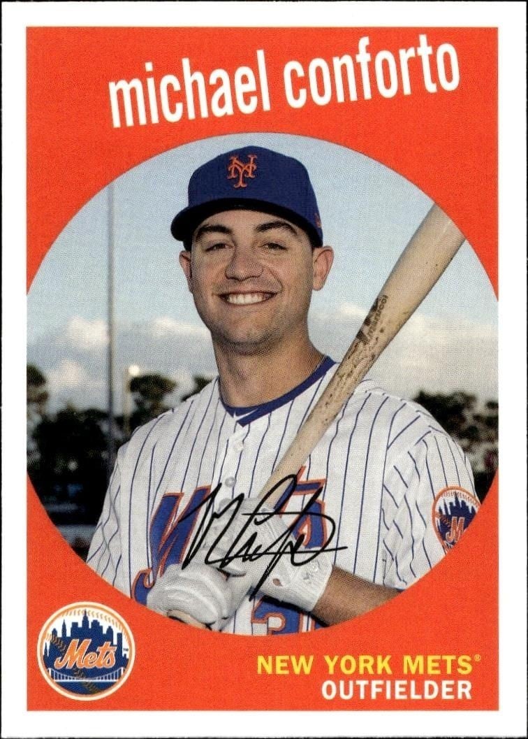 Michael Conforto 2018 Topps Archives Michael Conforto #76 baseball trading card front