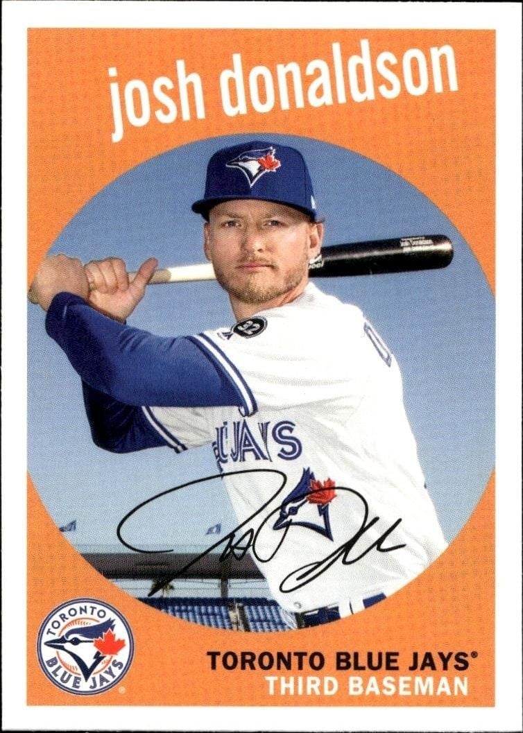 Josh Donaldson 2018 Topps Archives Josh Donaldson #24 baseball trading card front