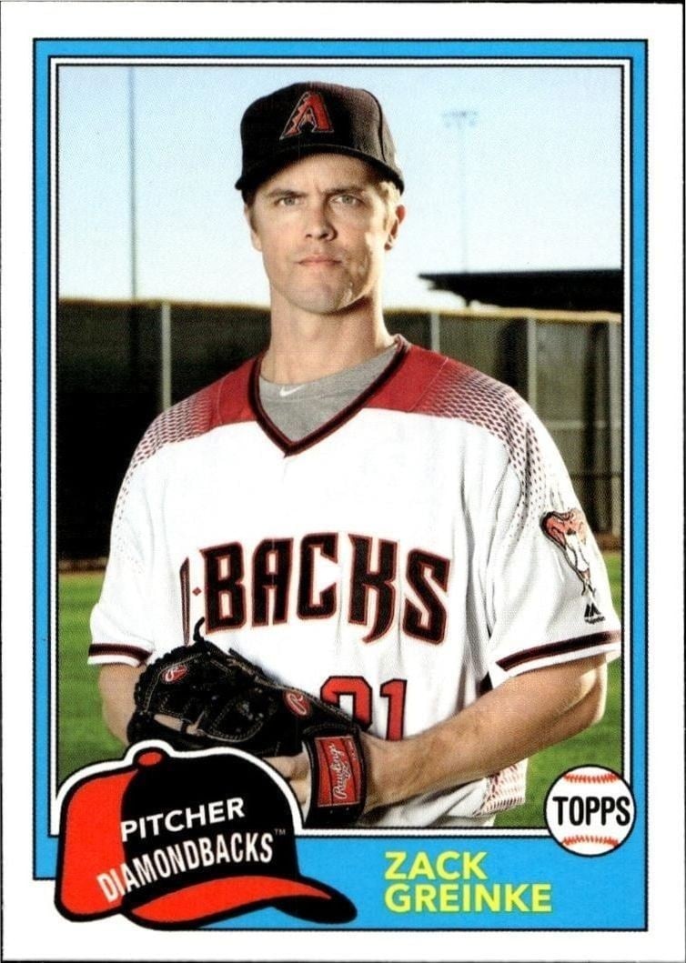 Zack Greinke 2018 Topps Archives Zack Greinke #218 baseball trading card front
