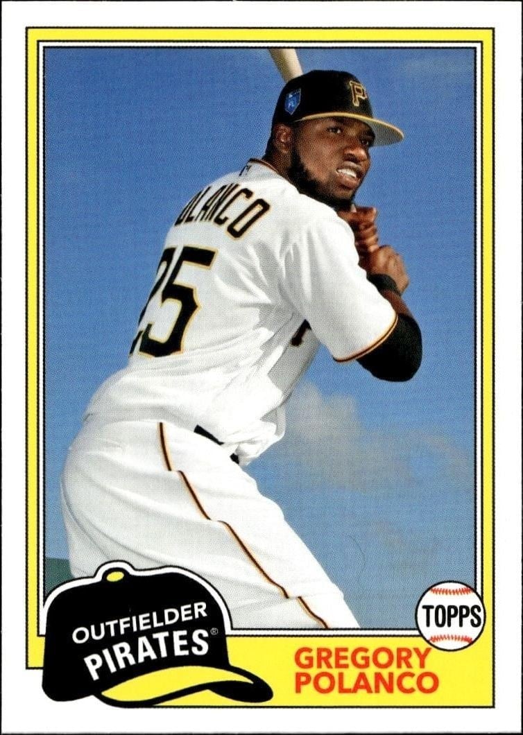 2018 Topps Archives Gregory Polanco #296 trading card