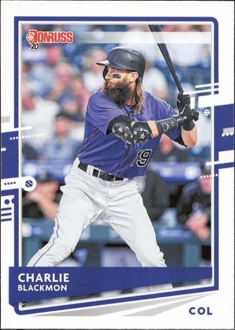 2020 Donruss Charlie Blackmon #66 trading card