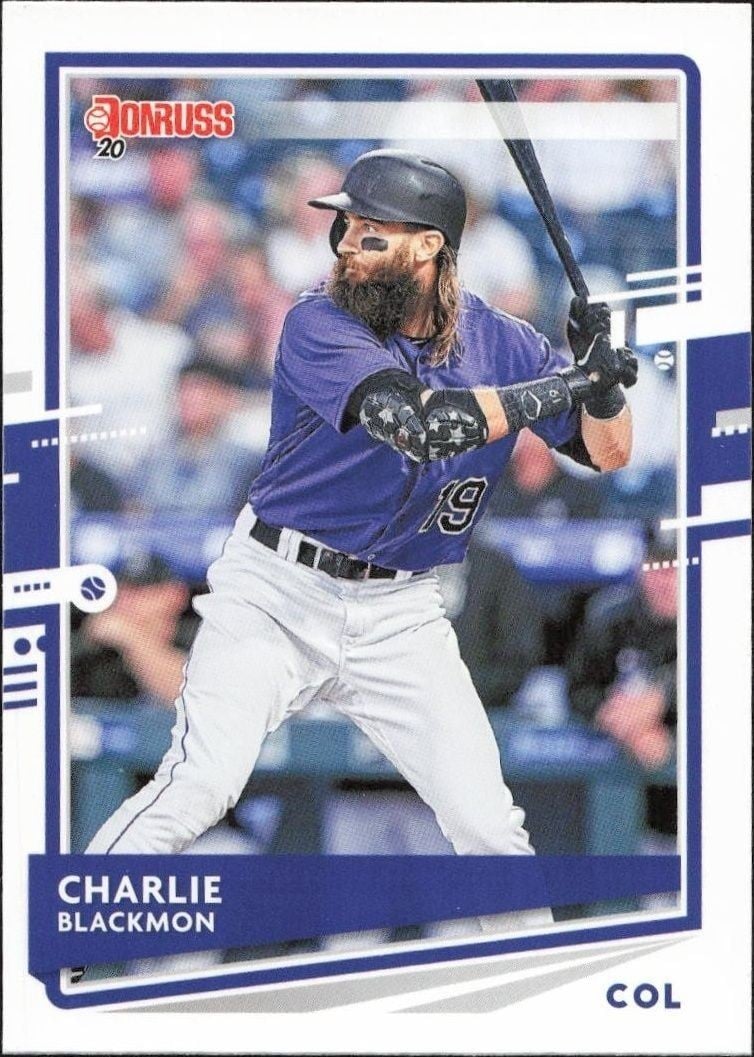 2020 Donruss Charlie Blackmon #66 trading card