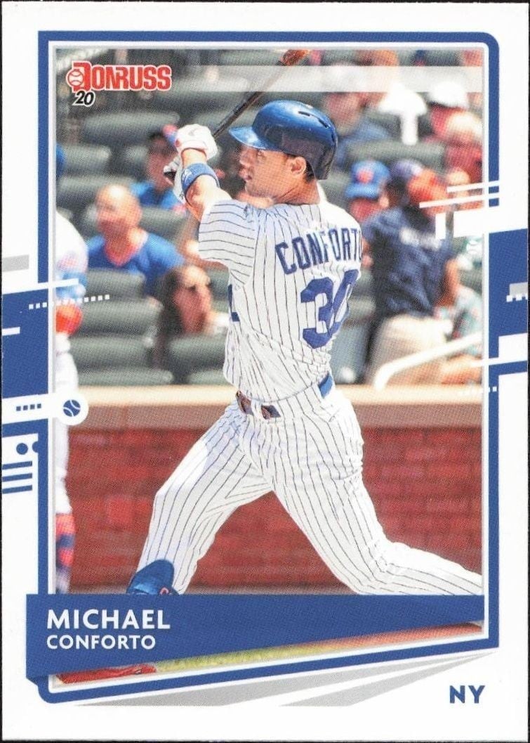 Michael Conforto 2020 Donruss Michael Conforto #63 baseball trading card front