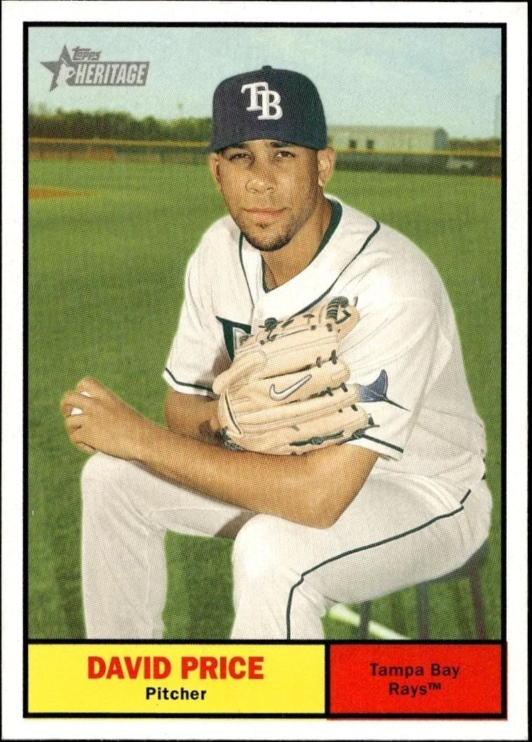 2010 Topps Heritage David Price #426 trading card