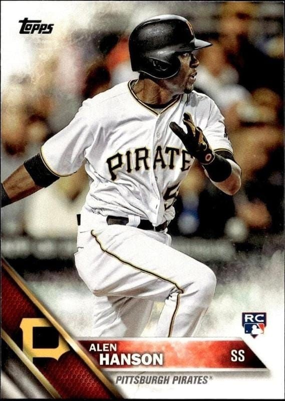 2016 Topps Update Alen Hanson #US146 trading card