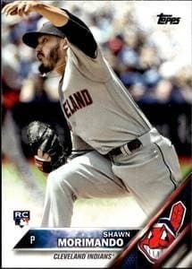 Shawn Morimando 2016 Topps Update #US85 Baseball Trading Card - Front 2016 Topps Update Shawn Morimando #US85 baseball trading card front