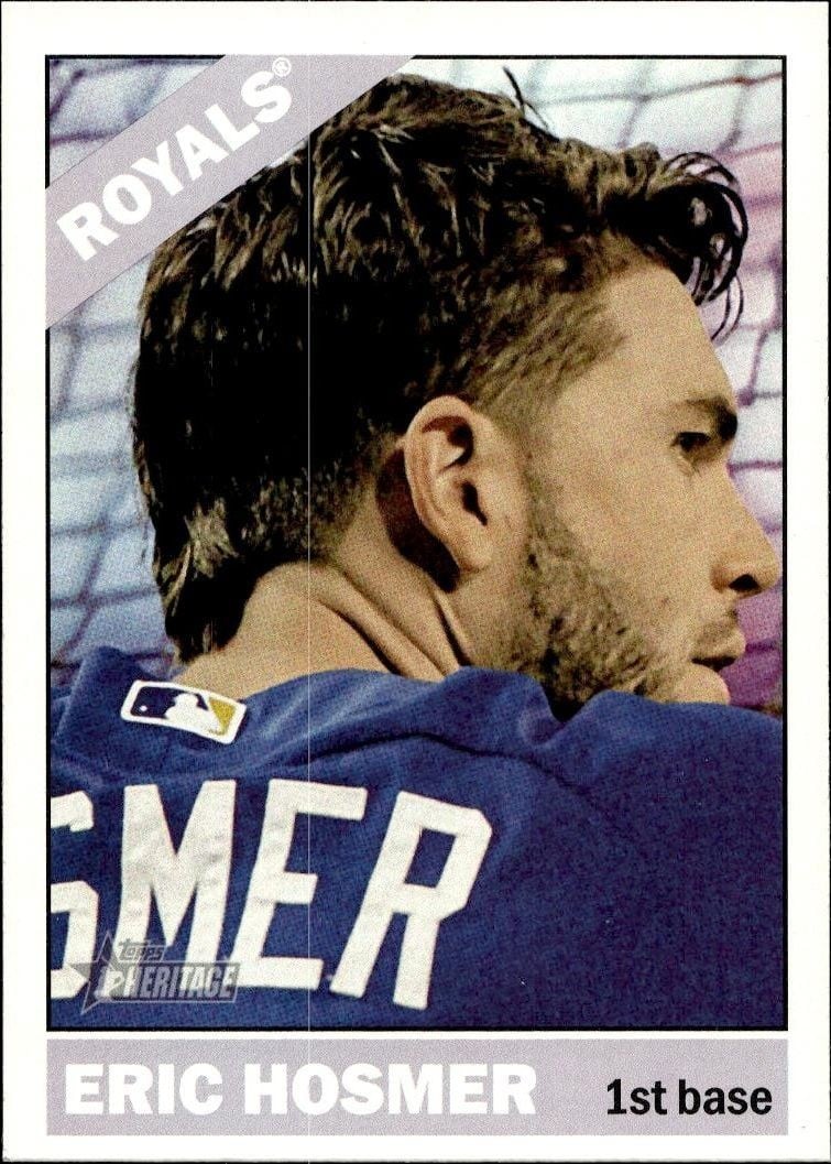 Eric Hosmer 2015 Topps Heritage Eric Hosmer #381 baseball trading card front