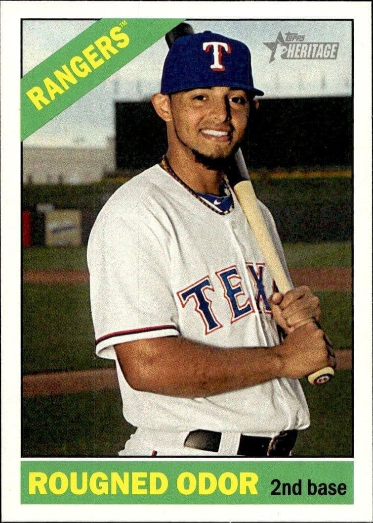 2015 Topps Heritage Rougned Odor #412 trading card
