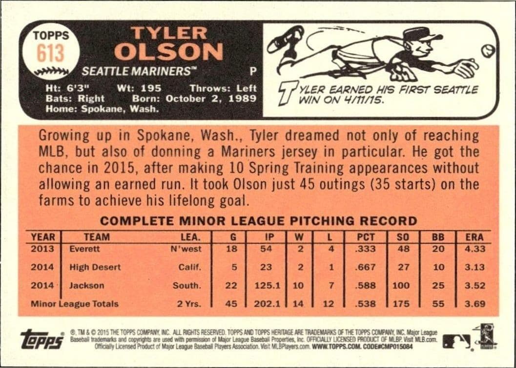 Tyler Olson - Back