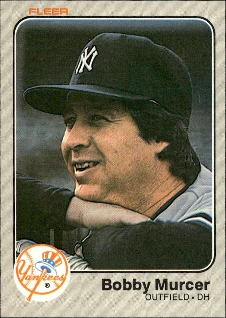 Bobby Murcer 1983 Fleer Bobby Murcer #390 baseball trading card front