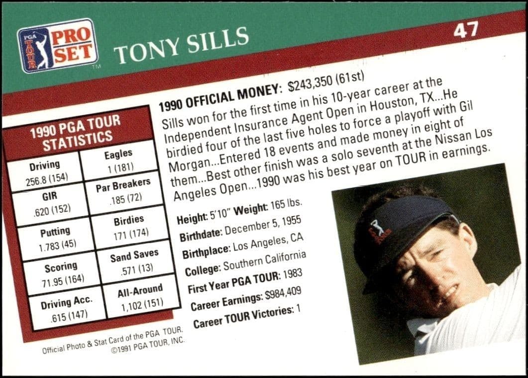 Tony Sills - Back